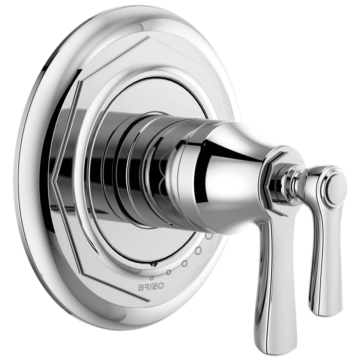 Rook Brizo Rook: TempAssure Thermostatic Valve Only Trim - Polished Chrome