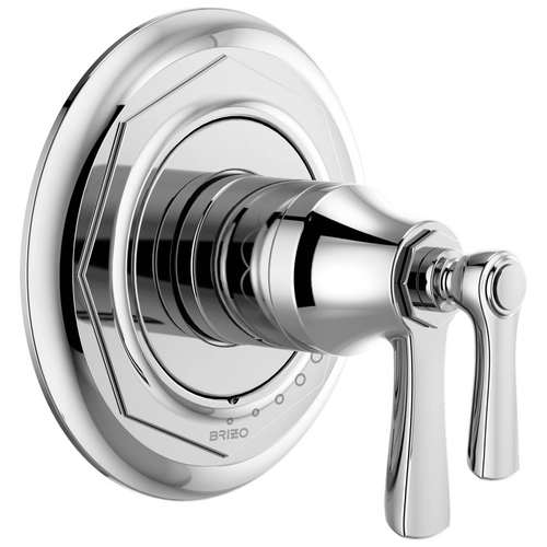 Rook Brizo Rook: TempAssure Thermostatic Valve Only Trim - Polished Chrome