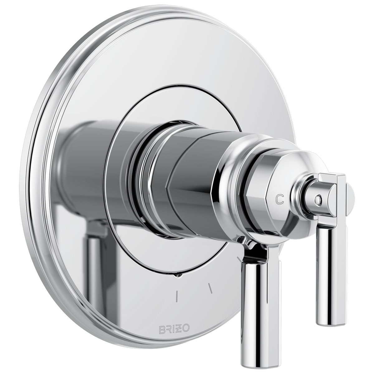 Invari Brizo Invari: TempAssure Thermostatic Valve Only Trim - Polished Chrome