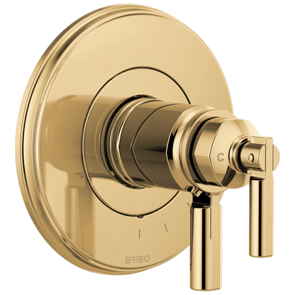 Invari Brizo Invari: TempAssure Thermostatic Valve Only Trim - Brilliance® Polished Gold