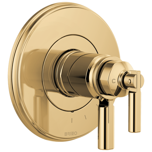 Invari Brizo Invari: TempAssure Thermostatic Valve Only Trim - Brilliance® Polished Gold