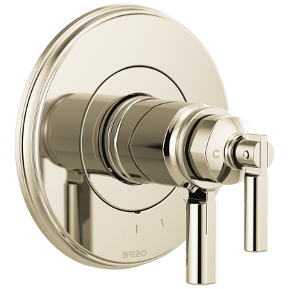 Invari Brizo Invari: TempAssure Thermostatic Valve Only Trim - Brilliance® Polished Nickel