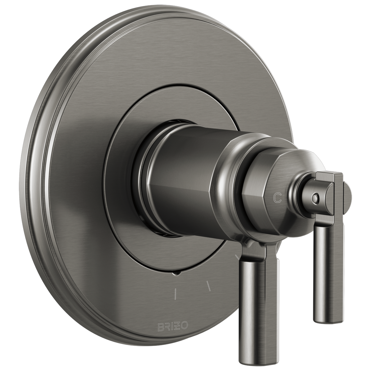 Invari Brizo Invari: TempAssure Thermostatic Valve Only Trim - Brilliance® Luxe Steel®