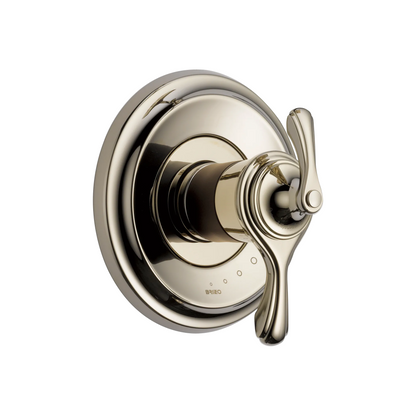 Charlotte Tempassure Thermostatic Valve Only Trim - Cocoa Bronze / Polished Nickel