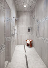 Essential Shower Series 7" Classic Round H2Okinetic Single Function Wall Mount Showerhead lifestyle