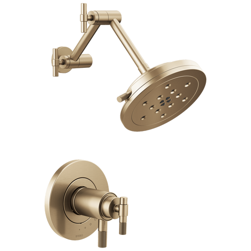 Brizo Litze TempAssure Thermostatic Shower Only - Less Handles - Complete Kit - Brilliance® Luxe Gold®