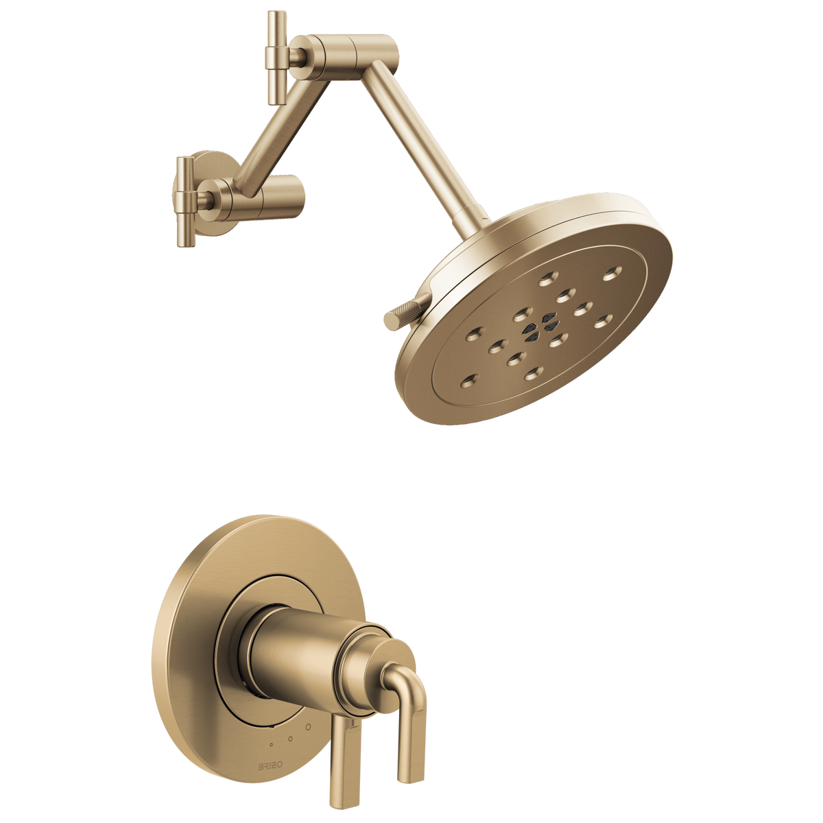 Brizo Litze TempAssure Thermostatic Shower Only - Less Handles - Complete Kit - Brilliance® Luxe Gold®