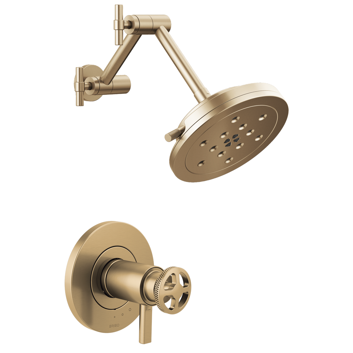 Brizo Litze TempAssure Thermostatic Shower Only - Less Handles - Complete Kit - Brilliance® Luxe Gold®