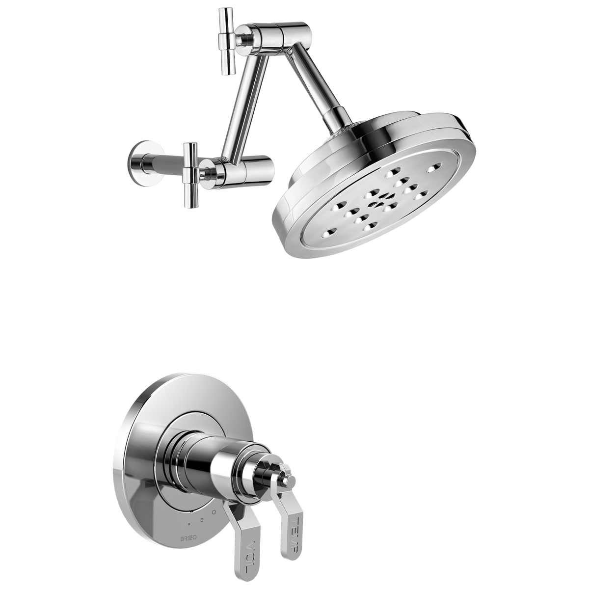 Brizo Litze TempAssure Thermostatic Shower Only - Less Handles - Complete Kit - Polished Chrome