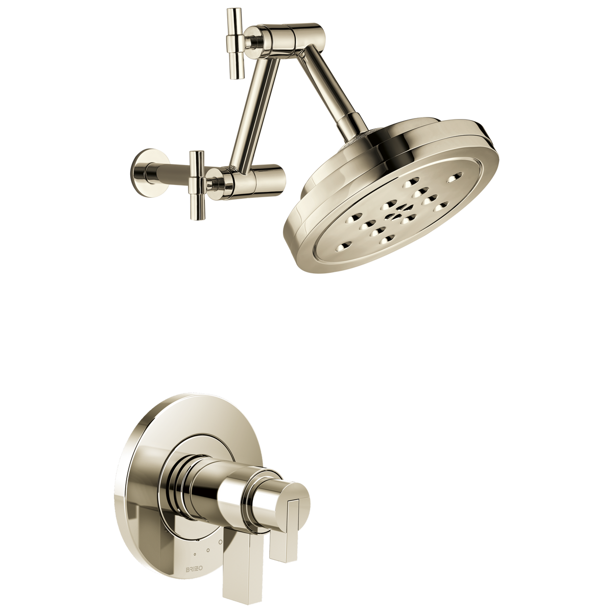 Brizo Litze TempAssure Thermostatic Shower Only - Less Handles - Complete Kit - Brilliance® Polished Nickel