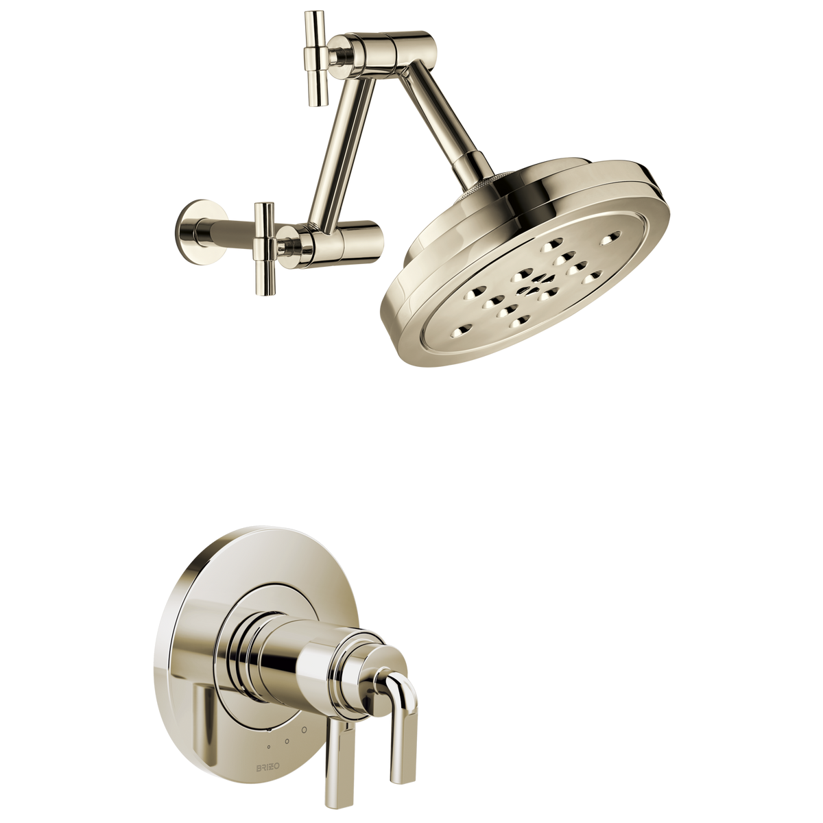 Brizo Litze TempAssure Thermostatic Shower Only - Less Handles - Complete Kit - Brilliance® Polished Nickel