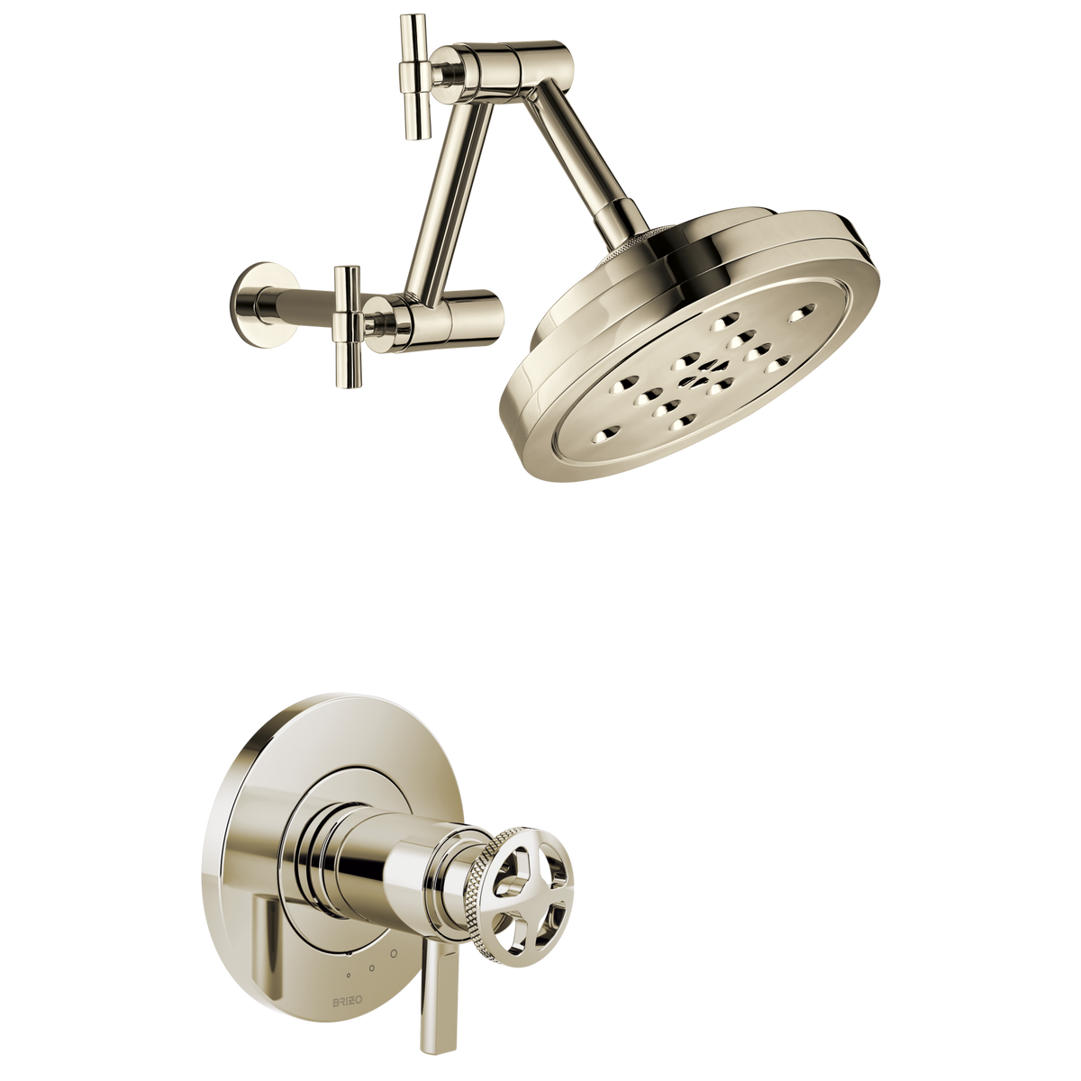 Brizo Litze TempAssure Thermostatic Shower Only - Less Handles - Complete Kit - Brilliance® Polished Nickel