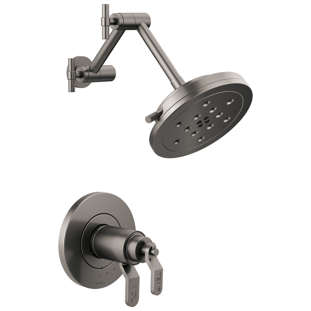 Brizo Litze TempAssure Thermostatic Shower Only - Less Handles - Complete Kit - Brilliance® Luxe Steel®