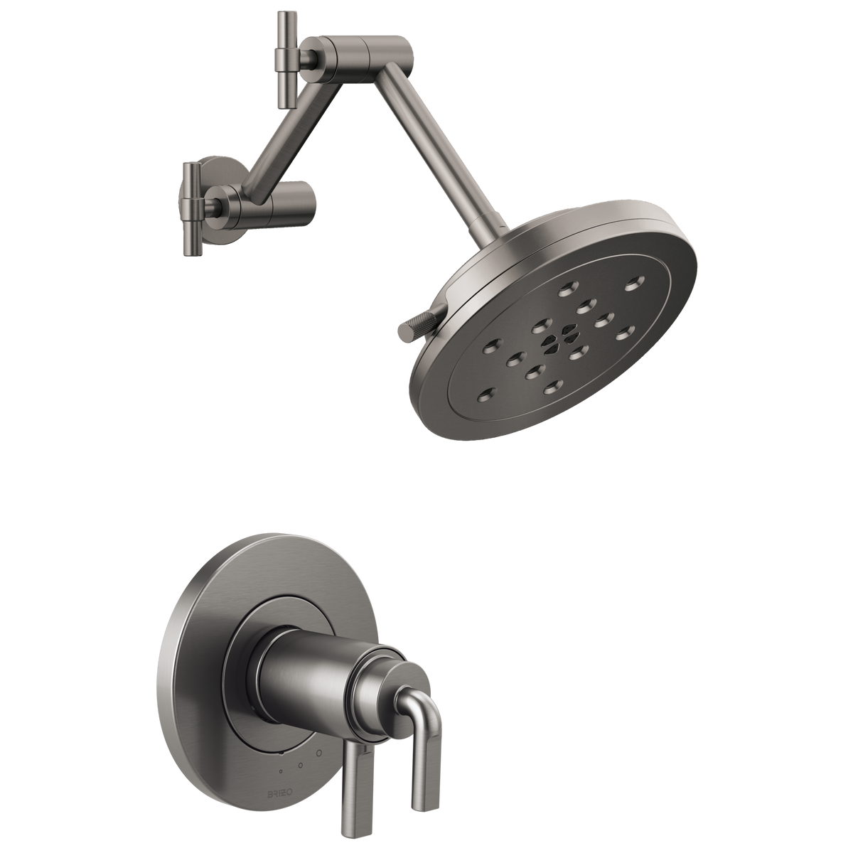 Brizo Litze TempAssure Thermostatic Shower Only - Less Handles - Complete Kit - Brilliance® Luxe Steel®