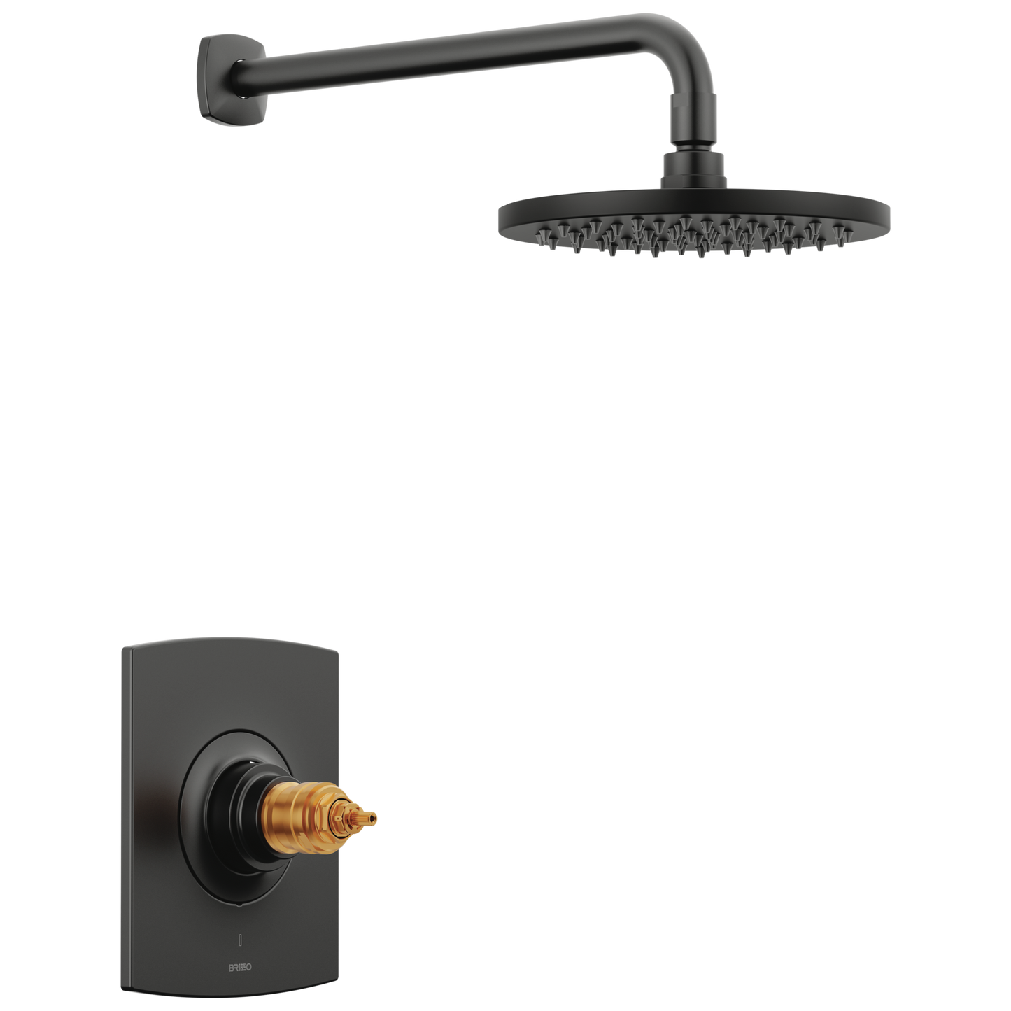 Allaria TempAssure Thermostatic Shower Only Trim - Less Handles - Matte Black