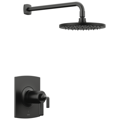 Brizo Allaria TempAssure Thermostatic Shower Only Trim - Less Handles - Complete Kit - Matte Black