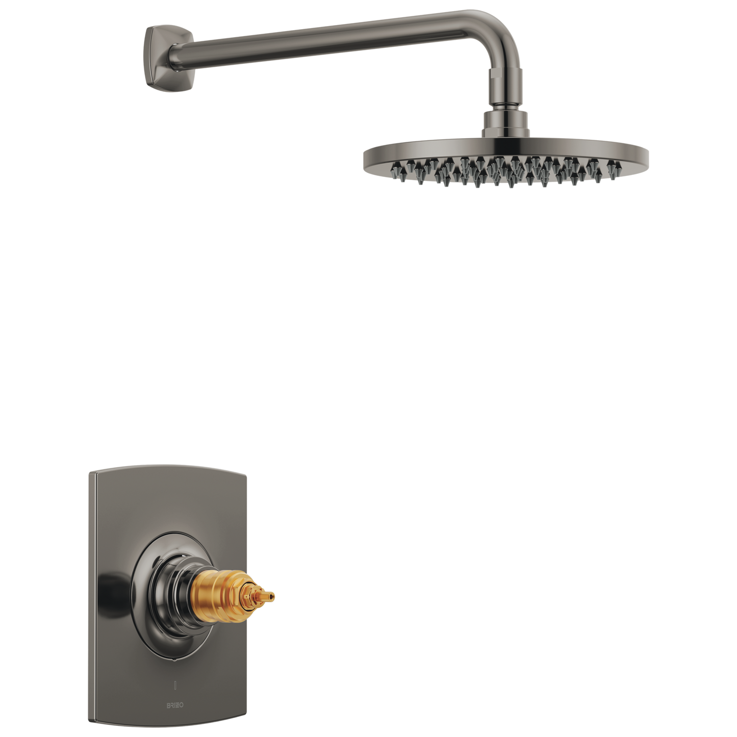 Allaria TempAssure Thermostatic Shower Only Trim - Less Handles - Brilliance® Black Onyx
