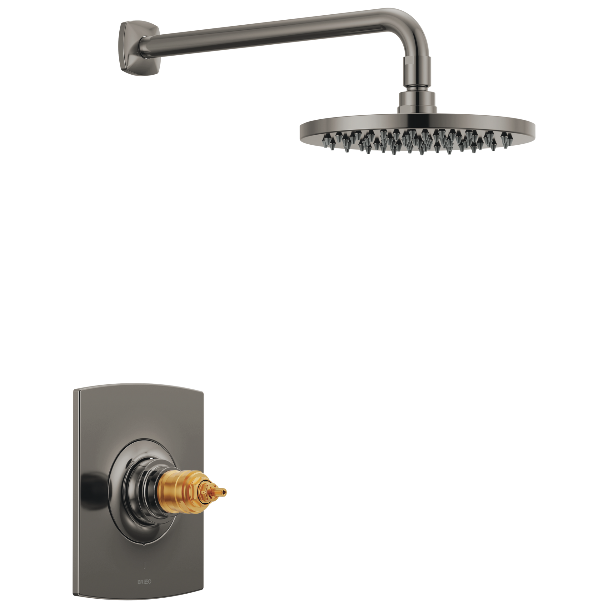 Allaria TempAssure Thermostatic Shower Only Trim - Less Handles - Brilliance® Black Onyx