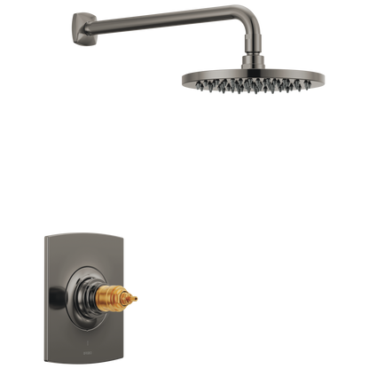 Allaria TempAssure Thermostatic Shower Only Trim - Less Handles - Brilliance® Black Onyx