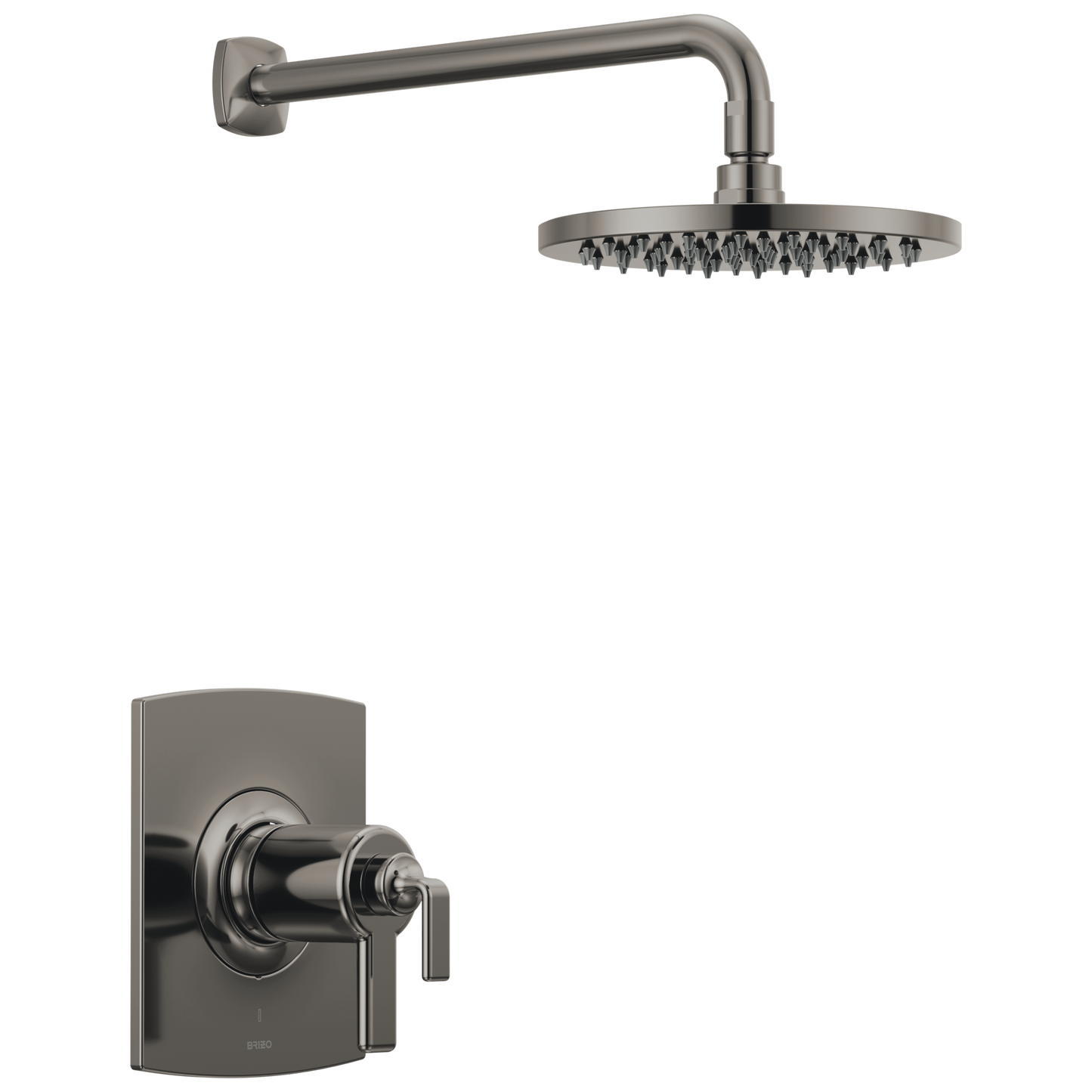 Brizo Allaria TempAssure Thermostatic Shower Only Trim - Less Handles - Complete Kit - Brilliance® Black Onyx