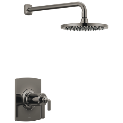Brizo Allaria TempAssure Thermostatic Shower Only Trim - Less Handles - Complete Kit - Brilliance® Black Onyx