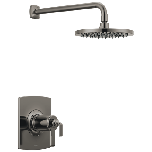 Brizo Allaria TempAssure Thermostatic Shower Only Trim - Less Handles - Complete Kit - Brilliance® Black Onyx