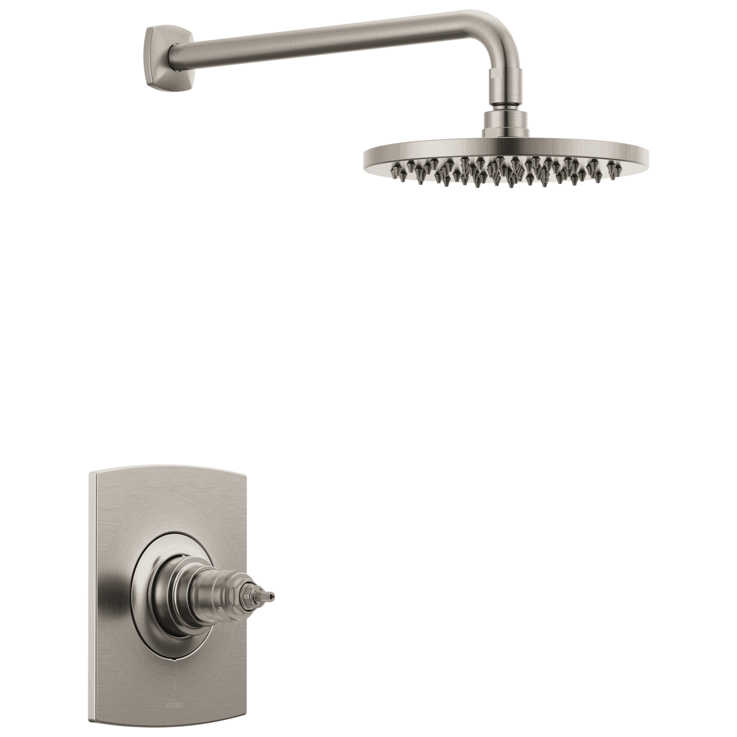 Allaria TempAssure Thermostatic Shower Only Trim - Less Handles - Brilliance® Luxe Nickel®