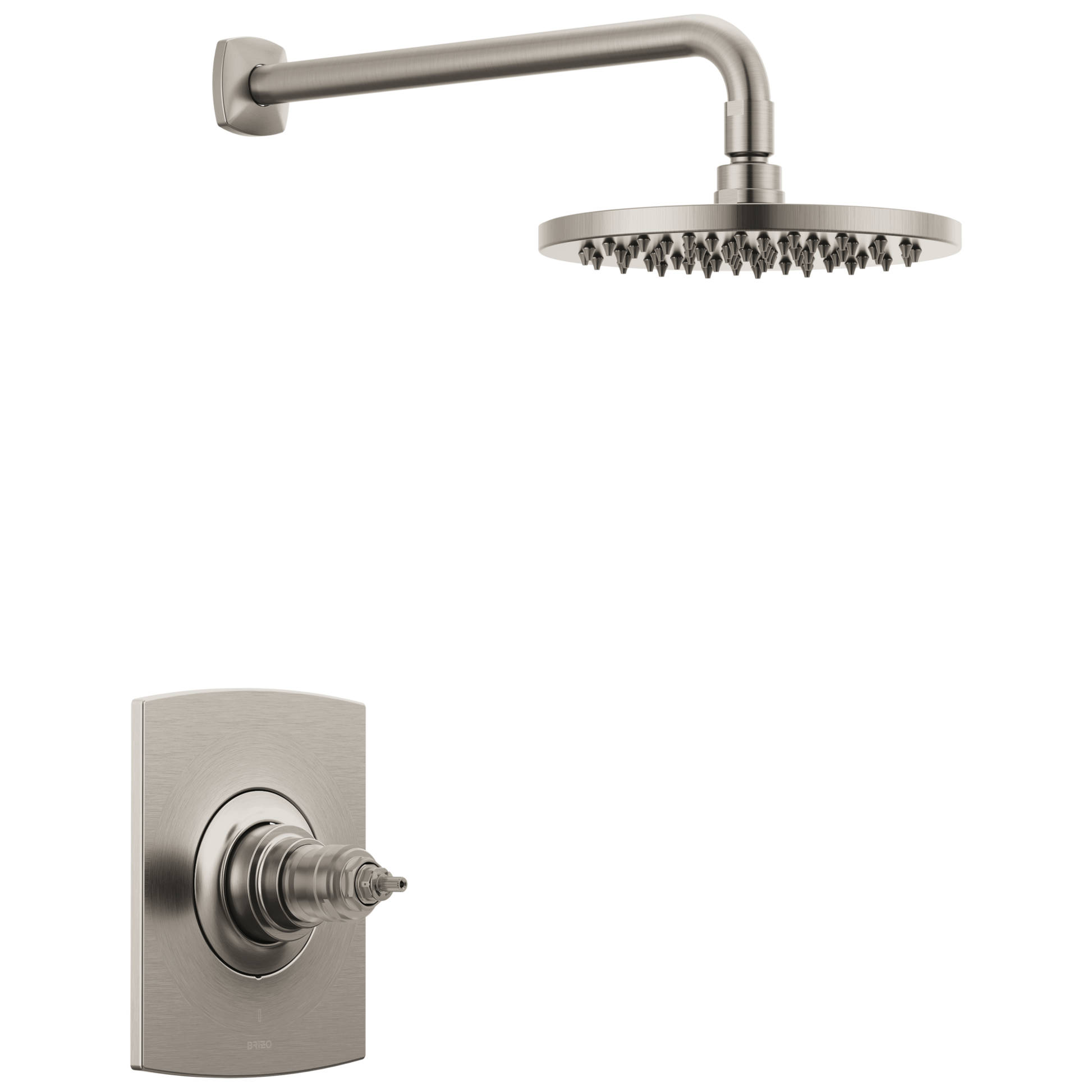 Allaria TempAssure Thermostatic Shower Only Trim - Less Handles - Brilliance® Luxe Nickel®