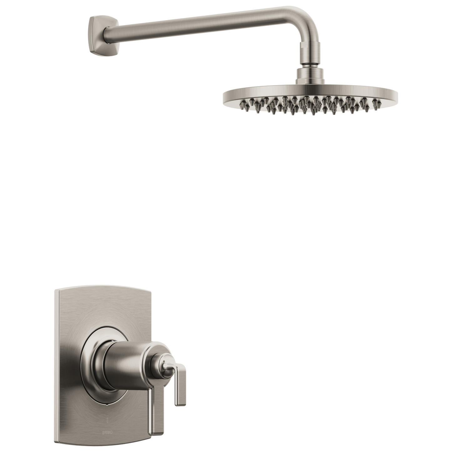 Brizo Allaria TempAssure Thermostatic Shower Only Trim - Less Handles - Complete Kit - Brilliance® Luxe Nickel®