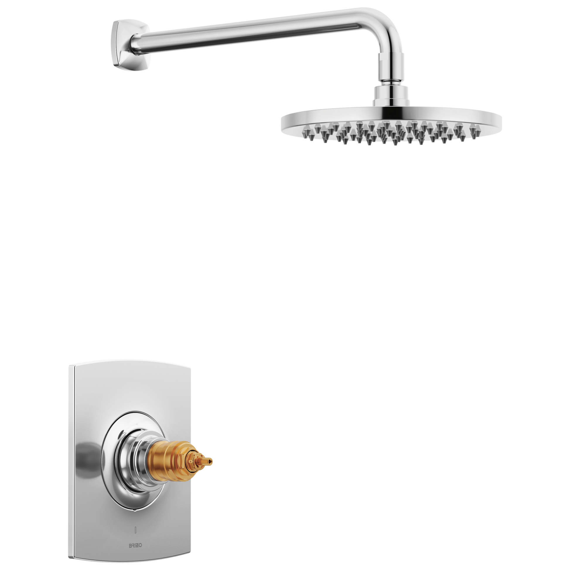 Allaria TempAssure Thermostatic Shower Only Trim - Less Handles - Polished Chrome