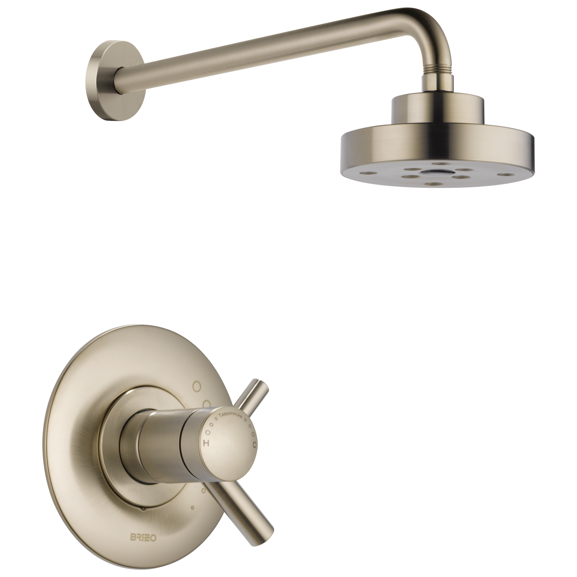Jason Wu for Brizo TempAssure Thermostatic Shower Only Trim - Brilliance® Brushed Nickel