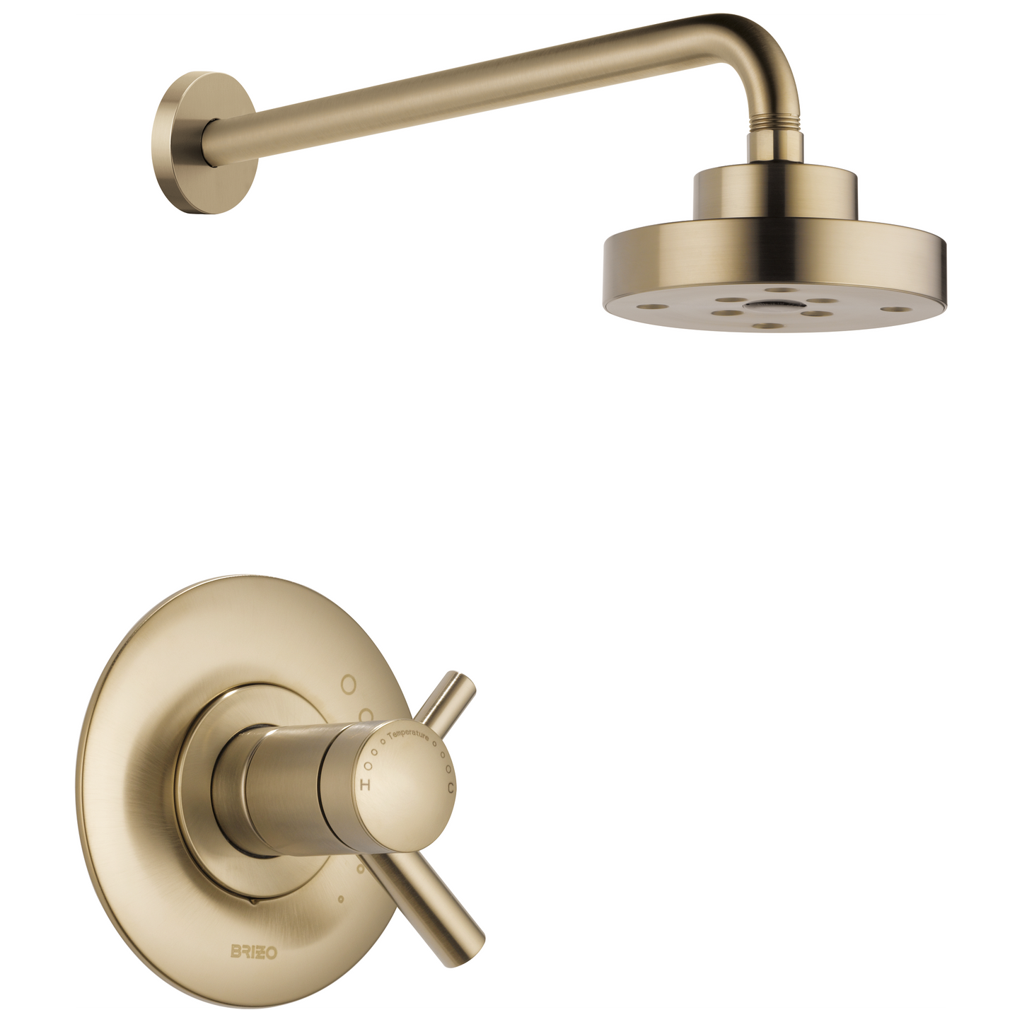 Jason Wu for Brizo TempAssure Thermostatic Shower Only Trim - Brilliance® Luxe Gold®
