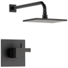 Siderna TempAssure Thermostatic Shower Only Trim - Matte Black