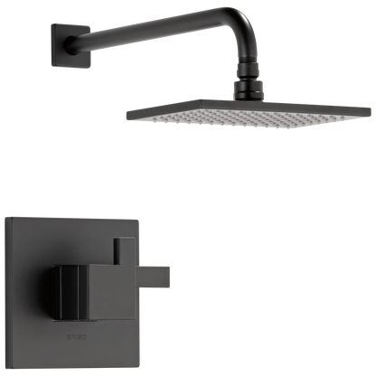 Siderna TempAssure Thermostatic Shower Only Trim - Matte Black