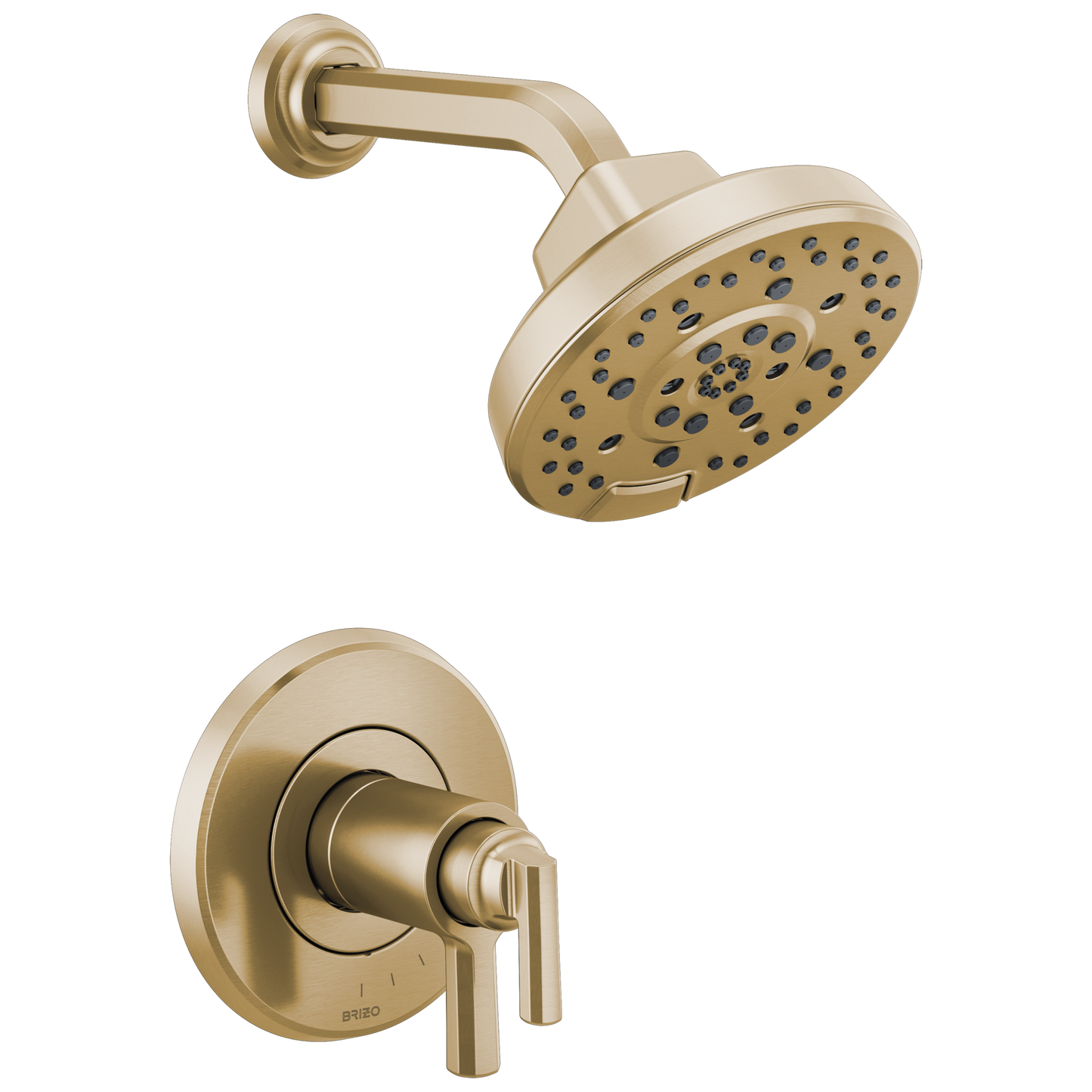 Levoir Brizo Levoir: TempAssure Thermostatic Shower Only Trim - Brilliance® Luxe Gold®