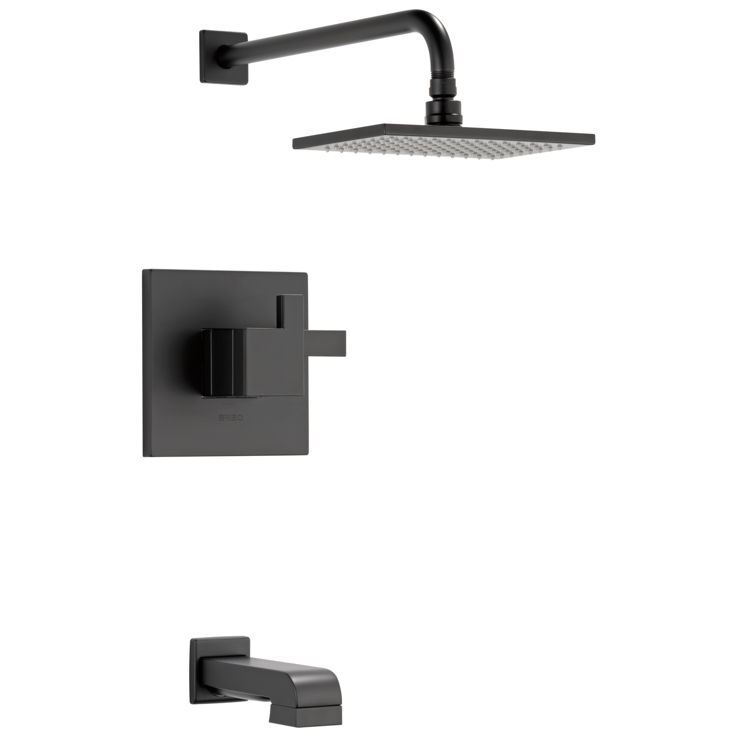 Siderna TempAssure Thermostatic Tub/Shower Trim - Matte Black
