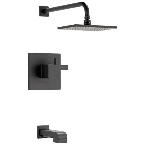 Siderna TempAssure Thermostatic Tub/Shower Trim - Matte Black