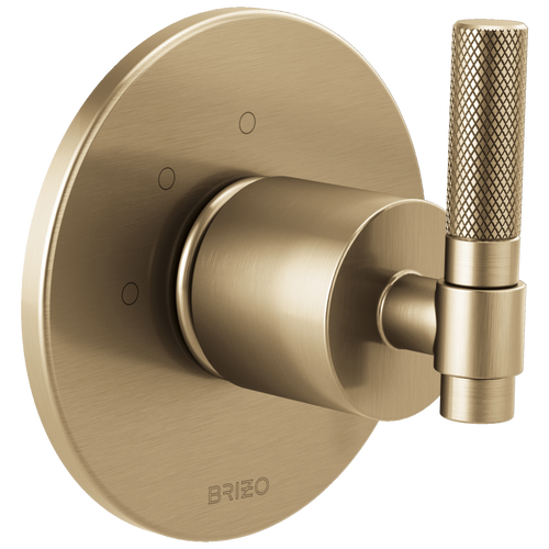 Brizo Litze 3-Function Diverter Trim - Less Handle - Complete Kit - Brilliance® Luxe Gold®