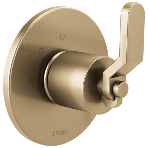 Brizo Litze 3-Function Diverter Trim - Less Handle - Complete Kit - Brilliance® Luxe Gold®