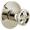 Brizo Litze 3-Function Diverter Trim - Less Handle - Complete Kit - Brilliance® Polished Nickel