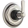 Rook 3-Function Diverter Trim - Matte Black / Brilliance® Luxe Nickel®