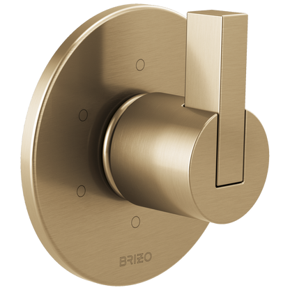 Brizo Litze 6-Function Diverter Trim - Less Handle - Complete Kit - Brilliance® Luxe Gold®