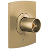 Brizo Pressure Balance Valve Only Trim - Less Handle - Brilliance® Luxe Gold®