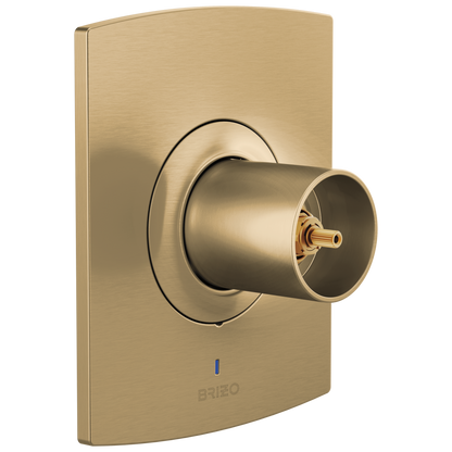 Brizo Pressure Balance Valve Only Trim - Less Handle - Brilliance® Luxe Gold®
