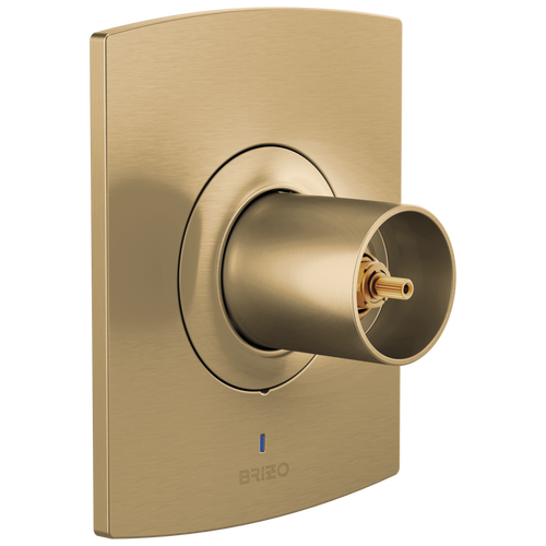 Brizo Pressure Balance Valve Only Trim - Less Handle - Brilliance® Luxe Gold®
