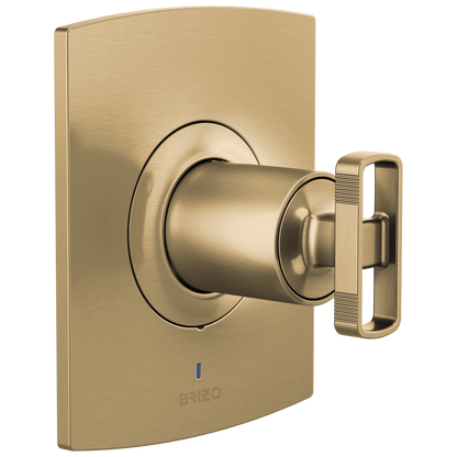 Brizo Brizo Pressure Balance Valve Only Trim - Less Handle - Complete Kit - Brilliance® Luxe Gold®