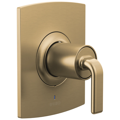 Brizo Brizo Pressure Balance Valve Only Trim - Less Handle - Complete Kit - Brilliance® Luxe Gold®