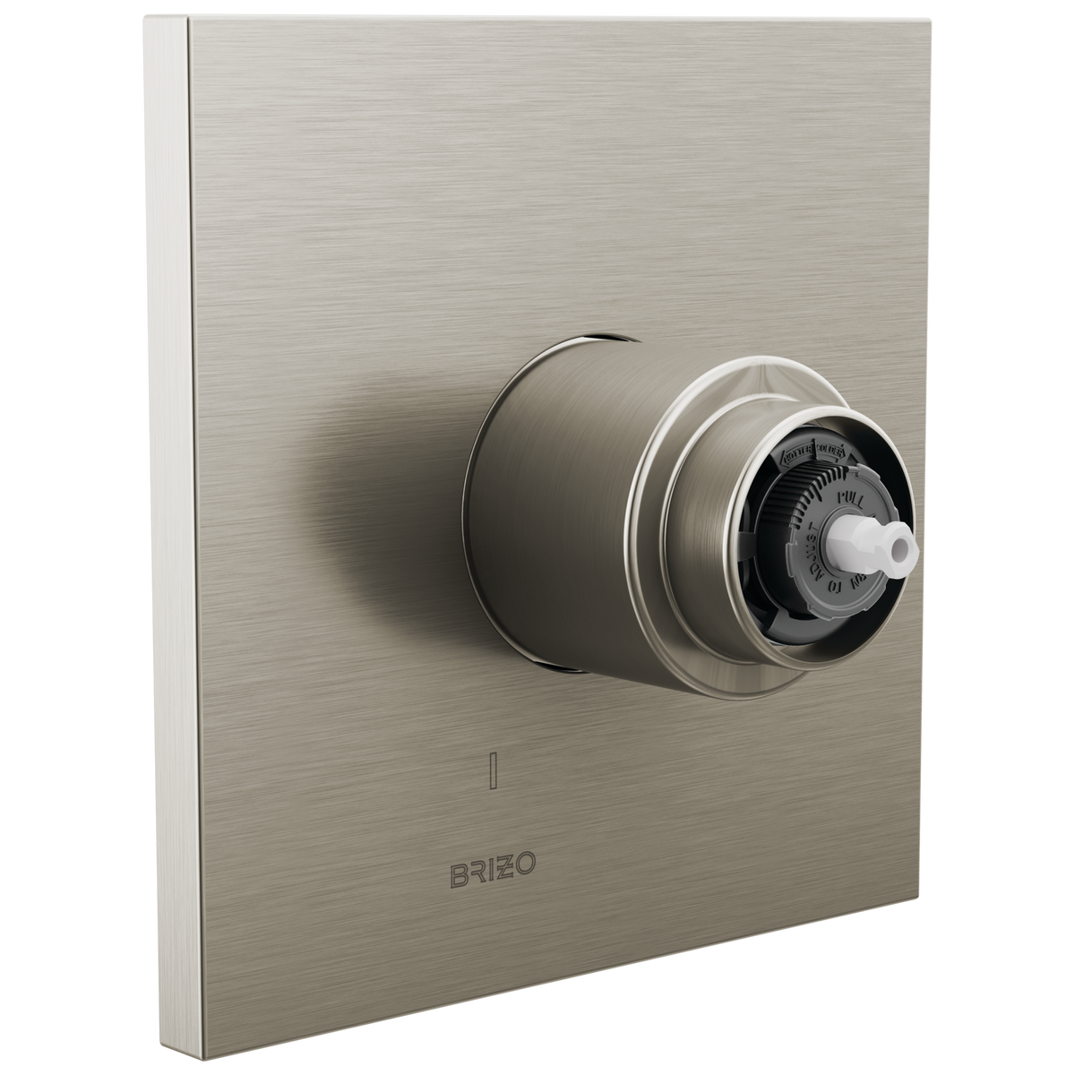 Frank Lloyd Wright Bath Collection by Brizo Pressure Balance Valve Only Trim - Less Handle - Brilliance® Luxe Nickel®