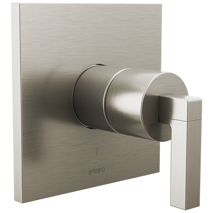 Brizo Frank Lloyd Wright Bath Collection by Brizo Pressure Balance Valve Only Trim - Less Handle - Complete Kit - Brilliance® Luxe Nickel®