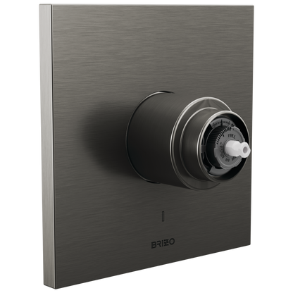 Frank Lloyd Wright Bath Collection by Brizo Pressure Balance Valve Only Trim - Less Handle - Brilliance® Luxe Steel®